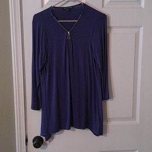 Blue tunic top